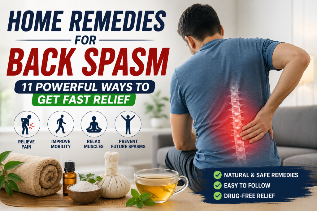 Home Remedies for Back Spasm: 11 Powerful Ways to Get Fast Relief
