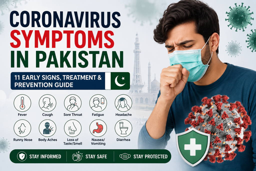 Coronavirus Symptoms in Pakistan – 11 Early Signs, Treatment and Prevention Guide