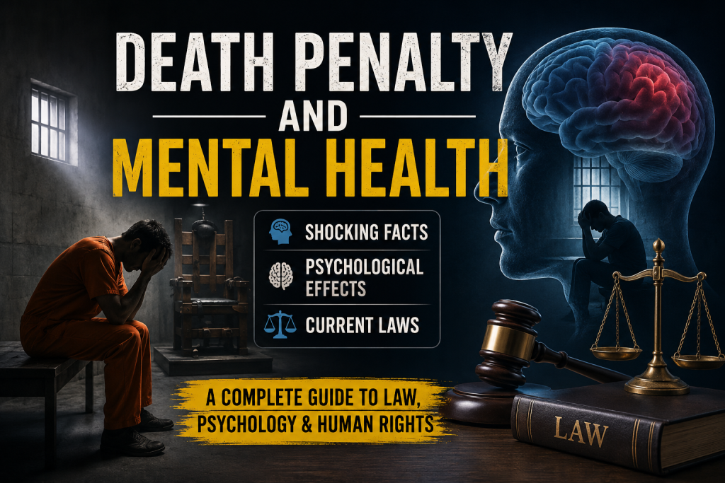 Death Penalty Mental Health psychological effects and current laws