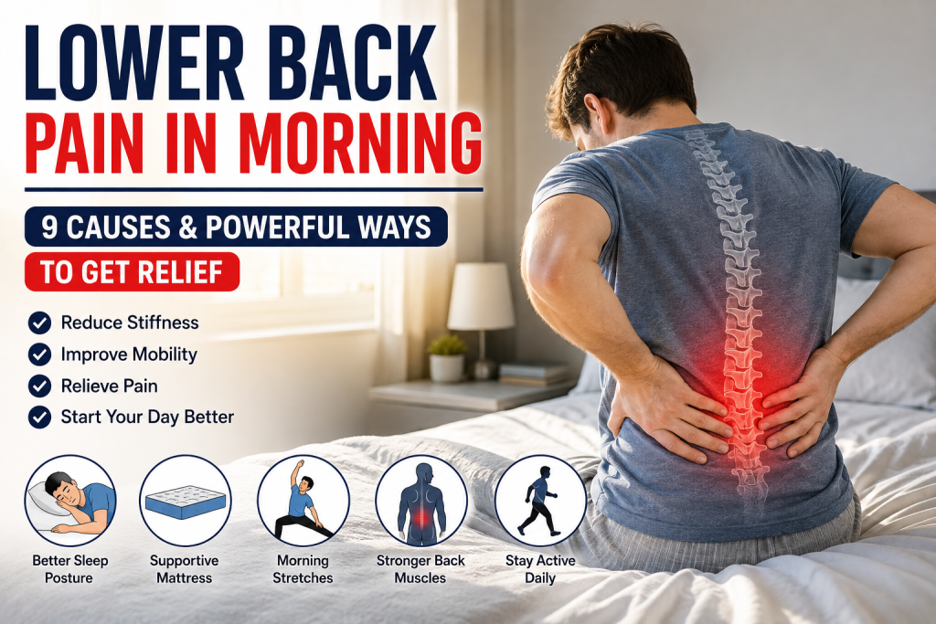 Lower back pain in morning