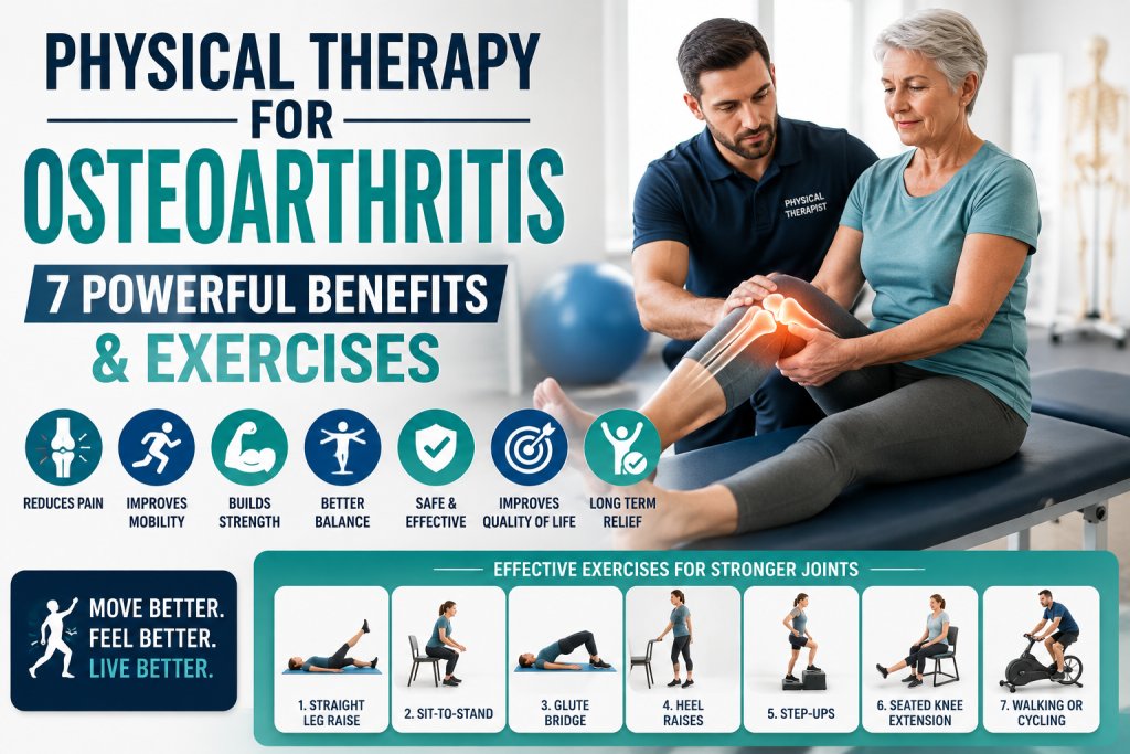 Physical Therapy for Osteoarthritis – 7 Powerful Benefits and Exercises