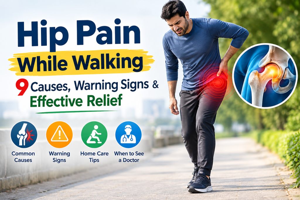 Hip Pain While Walking and Common Causes