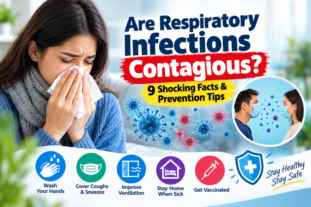 Are respiratory infections contagious and how they spread