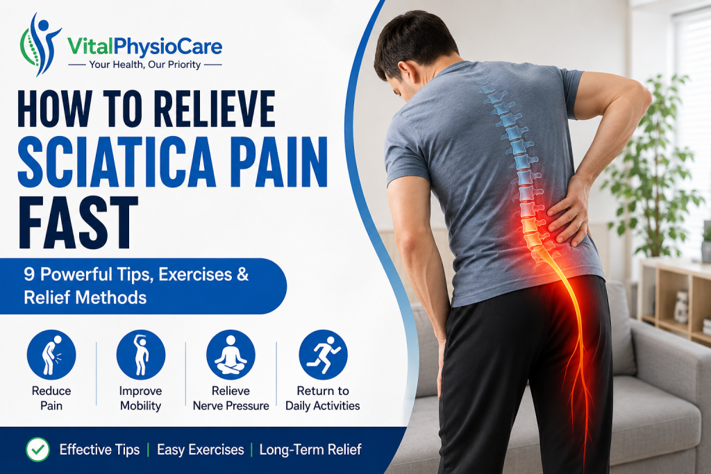 How to relieve sciatica pain fast with exercises and physiotherapy