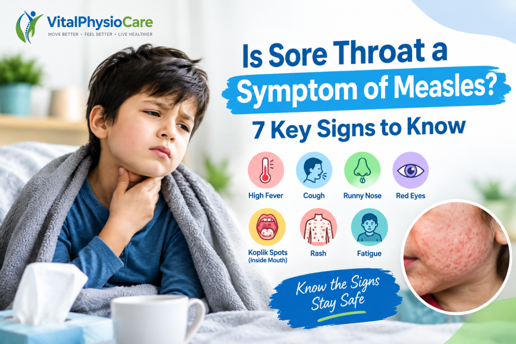 Is sore throat a symptom of measles and key measles symptoms