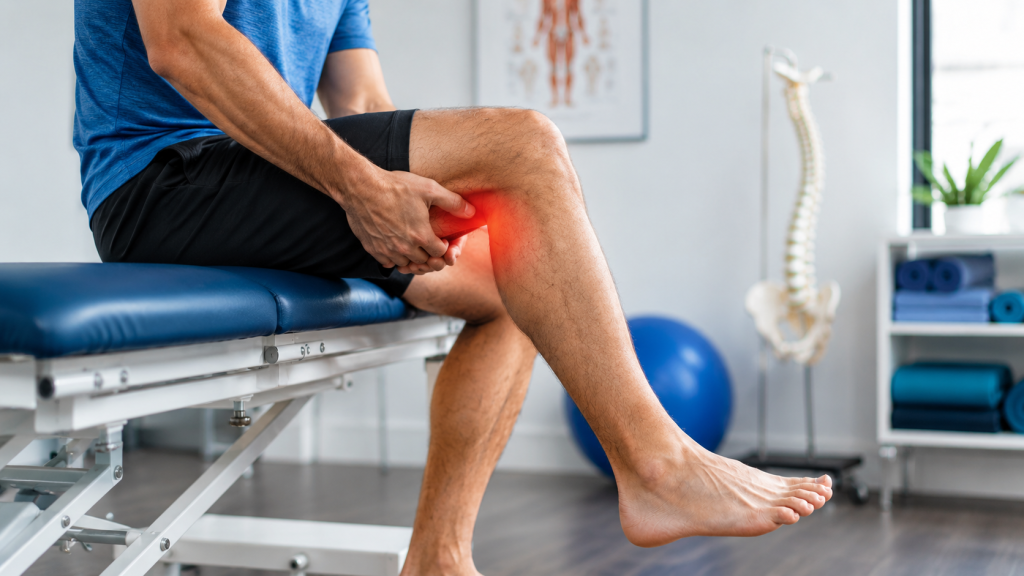 Pain behind knee when bending during physiotherapy