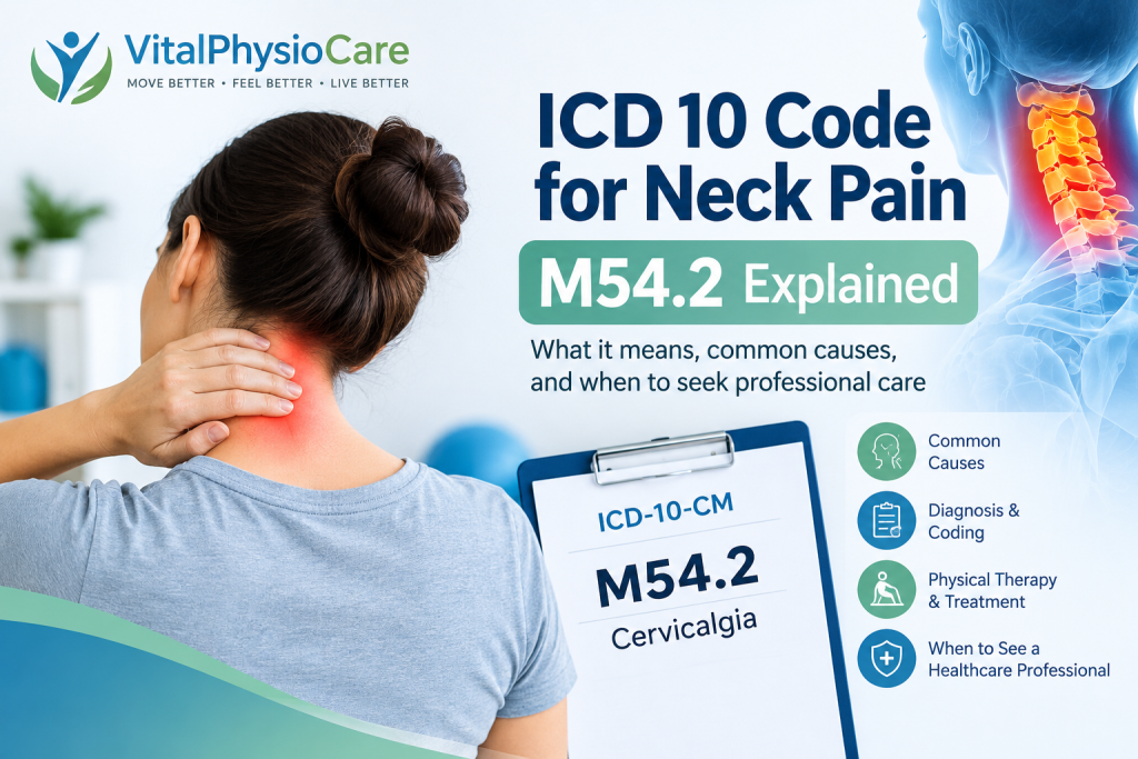 ICD 10 code for neck pain M54.2 cervicalgia guide